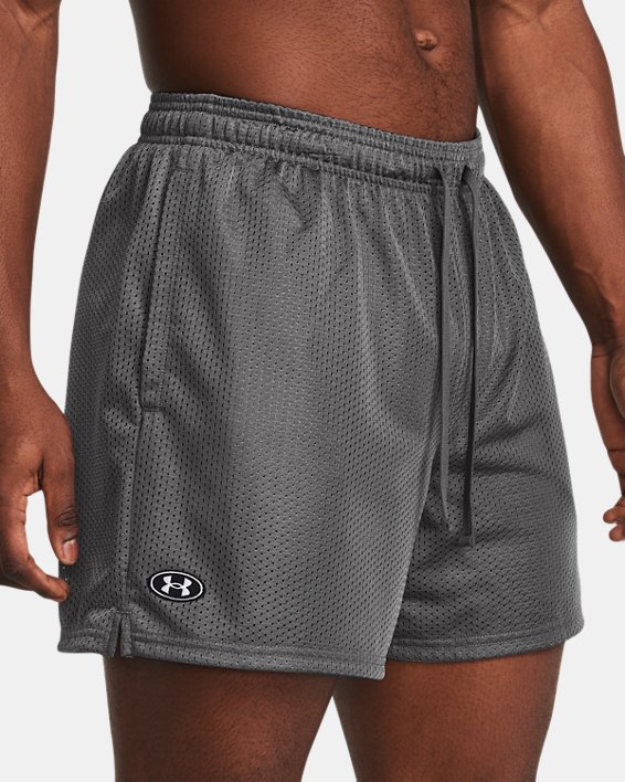 Men's UA Icon Mesh Shorts in Gray image number 3